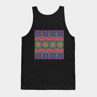 Red Pattern Bohemian Tank Top